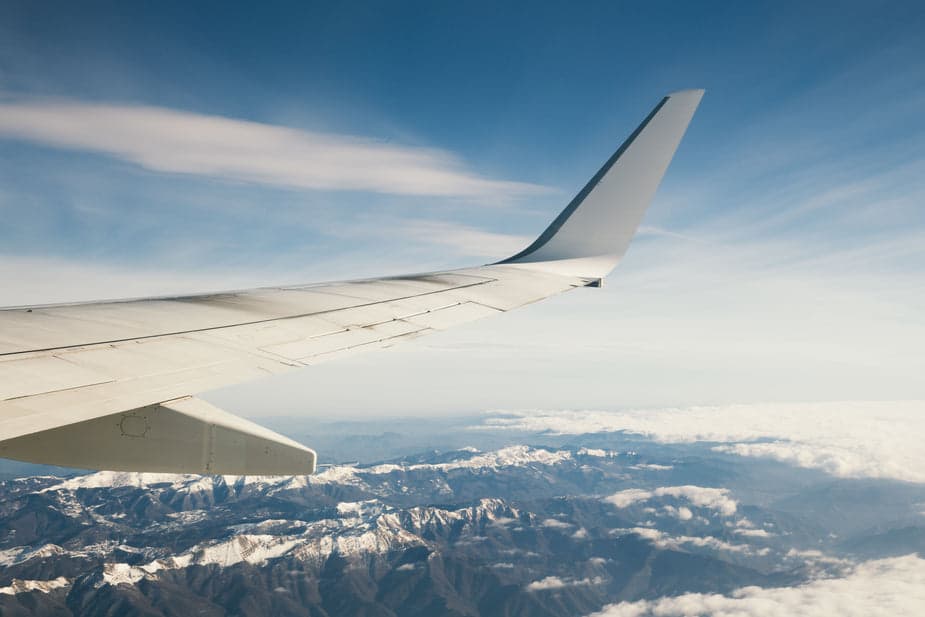 Clear plane background